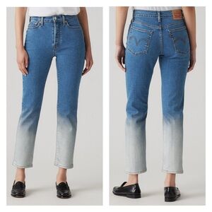 Levi's Women's Blue Ombre Jeans